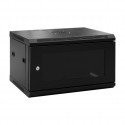 6 RU - 14" Cabinet with Plexi-Door & Lock