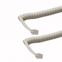 7 ft. Handset cord, mod-mod, Chameleon Grey Ash 
