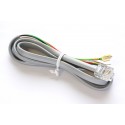 3 ft. Telephone Line Cord , 6P4C, Mod-Spade