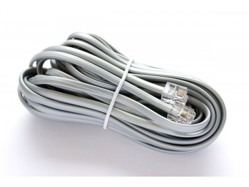 25 ft. Telephone Line Cord , 6P4C, Mod-Mod