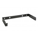 1 RU (H 1.75") Wall Bracket, Hinge, Depth Adjustable 9" to 15"