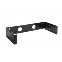 2 RU (H 3.5") Wall Bracket, Hinge, Depth Adjustable 9" to 15"