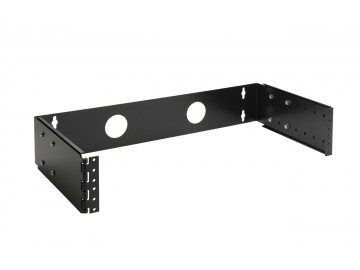 2 RU (H 3.5") Wall Bracket, Hinge, Depth Adjustable 9" to 15"