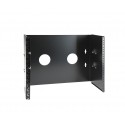 8 RU (H 14.0") Wall Bracket, Divided Hinges, Depth Adjustable 9" to 15"