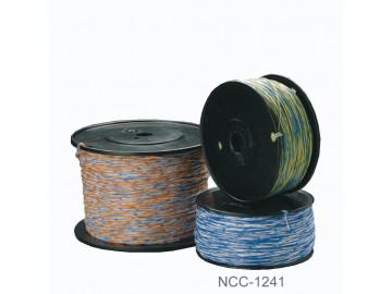 Cat.3, 1 Pair Cross connect wire, WH-BL & BL-WH, 24 AWG Copper, 1000 ft.