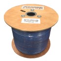 Cat. 6A, 4 pr., FT4, CMR, solid 23 AWG Copper, 1000 ft, Blue