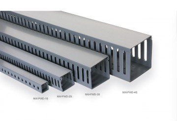 1.75” Slotted Wiring Duct Raceway, Grey