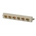 6 Port - 3-Way Binding Post - BIX type Mount