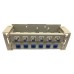 6 Port - F-Type 3Ghz. with F81 (Female to Female Coupler) - BIX Mount