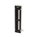 12 Port Category 5E Patch Panel, with Vertical Wall Bracket