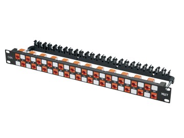 24 Port Category 6A (augmented) Patch Panel - Spaced Design