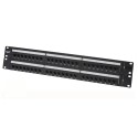 48 Port Category 5E Patch Panel, 19" Rack Mount 