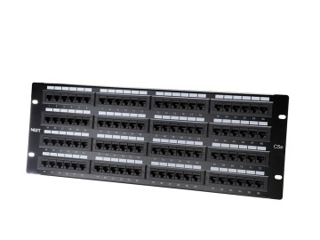 96 Port Category 5E Patch Panel, 19" Rack Mount 