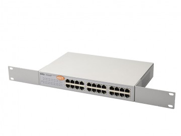 24 Port, 10/100/1000 Mbps, Gigabit Switch, QOS, Rack Mount 