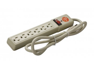 6 Outlet Power Bar with 4ft. Cord
