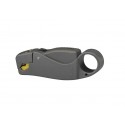 Coax cable stripper for RG-6, RG-59 & RG-58, adjustable blades 