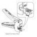 Cat. 6A, Quick Connect Keystone Jack 10 Gbps rated, 110 IDC, 90 deg.