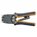Universal Ratchet Tool, Heavy Duty, 6P for Line Cords & 8P for Data 