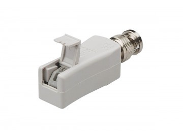 CCTV Balun, Tool-less IDC with cover to BNC (male)  