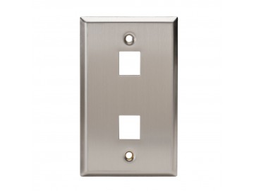 2 Port Stainless Steel Keystone Plate 