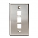 3 Port Stainless Steel Keystone Plate 