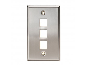 3 Port Stainless Steel Keystone Plate 