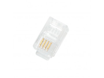 Modular Plug 4P4C for handset cord