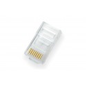 Modular Plug 8P8C for solid wire cable, Cat.5E