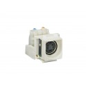 S-Video Keystone Module, S-Video Female to 110 IDC, White 