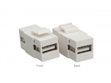 USB Keystone A - A, White 