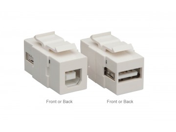 USB Keystone A - B, White 