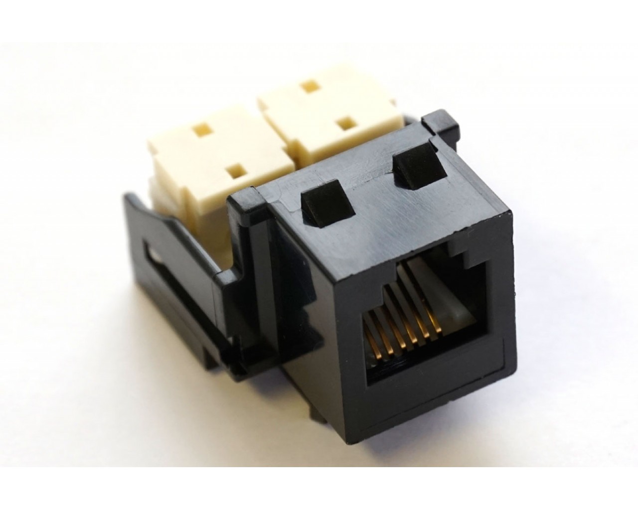 voice keystone jack 6c usoc 110 idc black new world