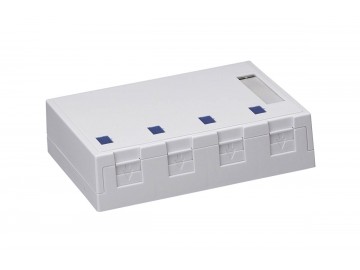 4 Port Surface Mount Box w/door