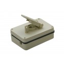 4C Outdoor surface mount jack, Ivory 